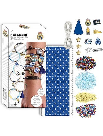 Kit de pulseras diy real madrid - más de 1000 cuentas