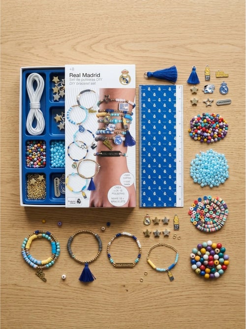 Kit de pulseras diy real madrid - más de 1000 cuentas - Kiabi