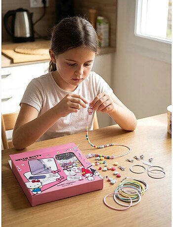Kit diy cuentas 250 piezas hello kitty sanrio