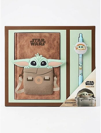 Kit libreta y bolígrafo grogu baby yoda the mandalorian