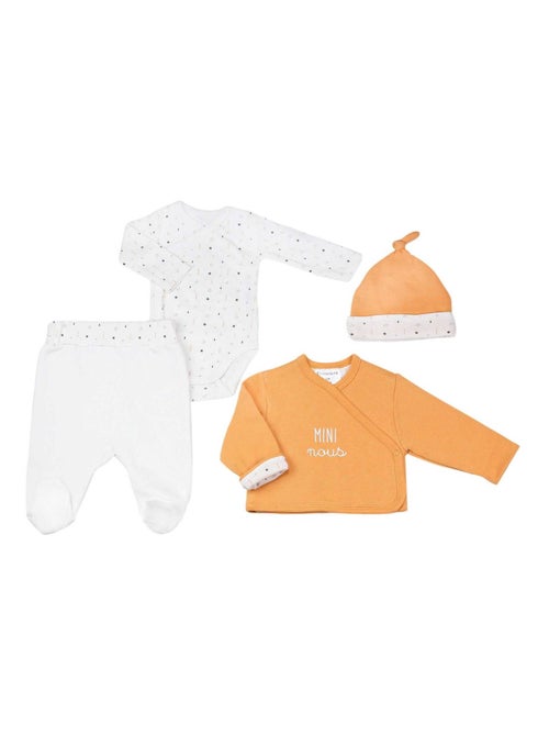 Kit nacimiento bebé 4 piezas - Kiabi