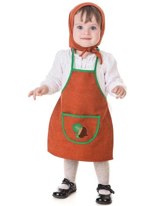 Kit o disfraz de castañera teja hojas para bebé - Kiabi Kit o disfraz de castañera teja hojas para bebé - Kiabi