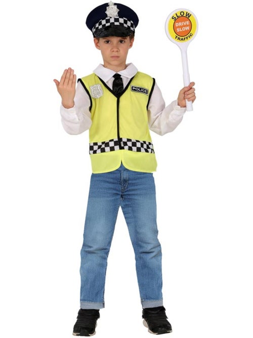 Kit o Disfraz de Policía: Chaleco, Gorro y Camisa - Kiabi