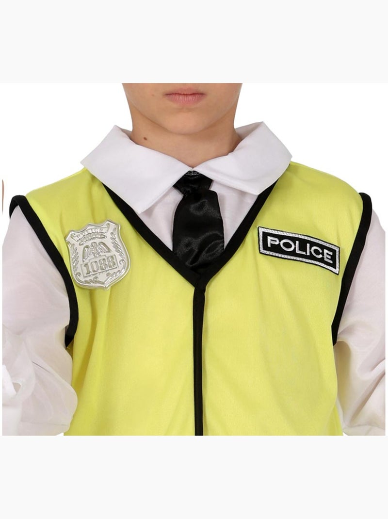 Kit o Disfraz de Policía: Chaleco, Gorro y Camisa Multicolor - Kiabi