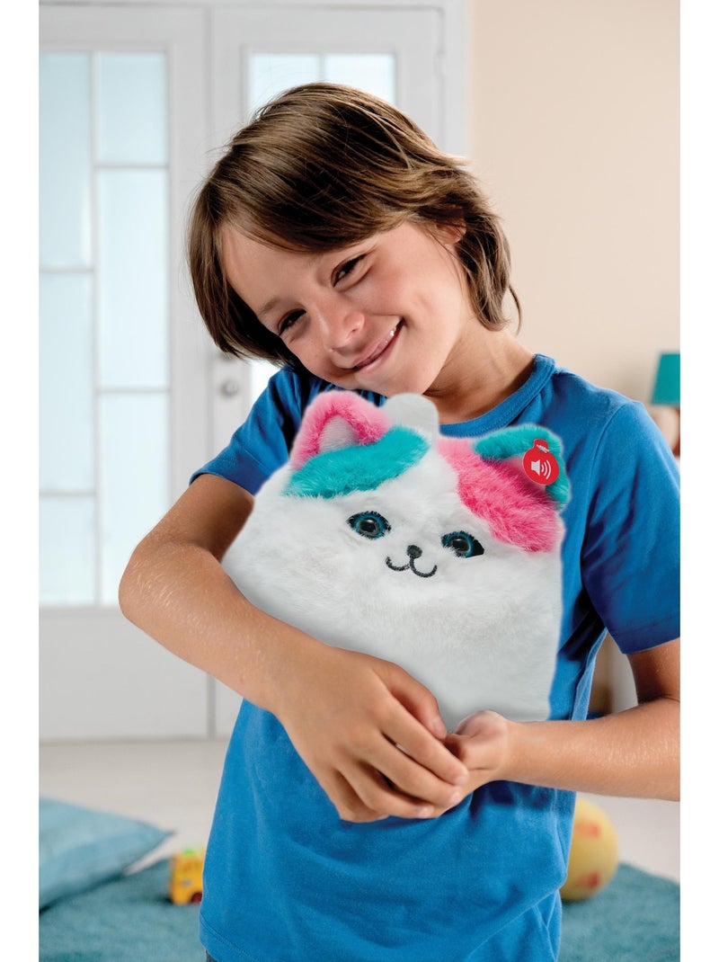 Kitp1 moka – hug-me cat, where cuddles come to life ! Blanco - Kiabi