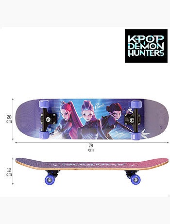 Kpop demon hunters monopatín madera máx.50 kg + 5 años