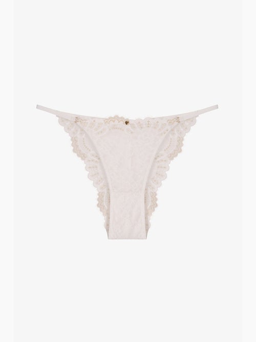 Kırık lacy slip braguita penti - Kiabi Kırık lacy slip braguita penti - Kiabi