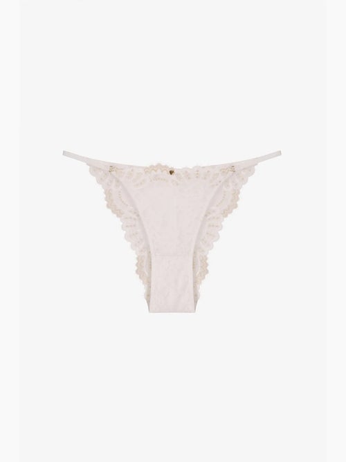 Kırık lacy slip braguita penti - Kiabi Kırık lacy slip braguita penti - Kiabi