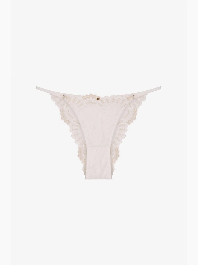 Kırık lacy slip braguita penti Blanco roto - Kiabi