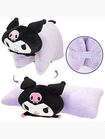 Kuromi cojín peluche 2 en 1 suave y aterciopelado