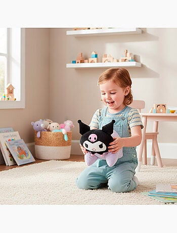 Kuromi cojín peluche 2 en 1 suave y aterciopelado