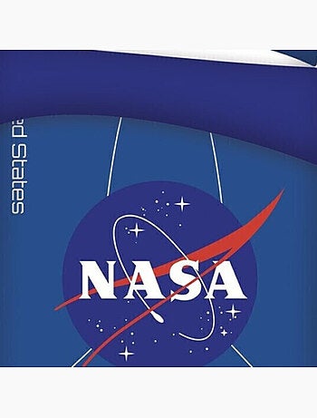 La NASA - juego de sabanas infantil Cohete - funda nórdica 140x200 funda de almohada 63x63 cm