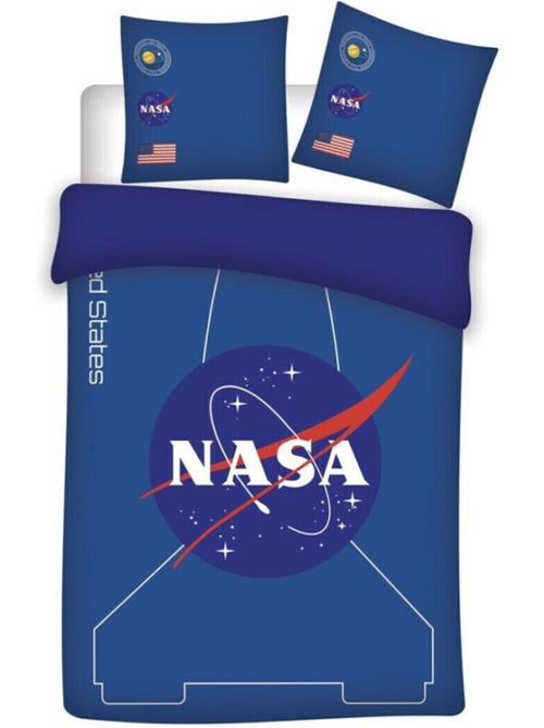 La NASA - juego de sabanas infantil Cohete - funda nórdica 140x200 funda de almohada 63x63 cm - Kiabi La NASA - juego de sabanas infantil Cohete - funda nórdica 140x200 funda de almohada 63x63 cm - Kiabi