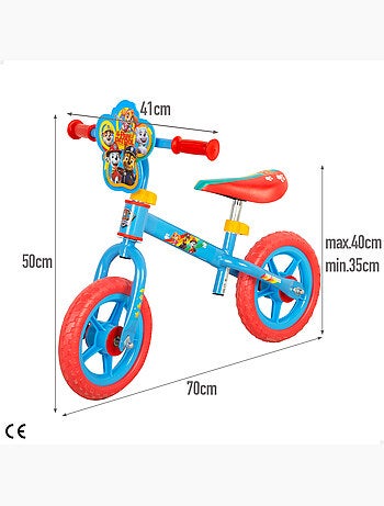 La patrulla canina bicicleta sin pedales regulable en altura máx. 20 kg