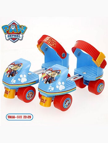 La patrulla canina patines 4 ruedas ajustables talla 22-29 máx. 20 kg +3 años