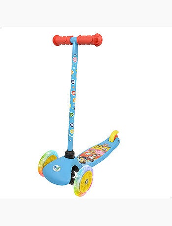 La patrulla canina patinete 3 ruedas 55x23x68 cm máx. 20 kg con luces y freno