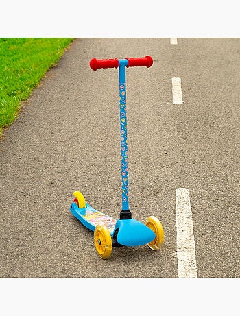 La patrulla canina patinete 3 ruedas 55x23x68 cm máx. 20 kg con luces y freno