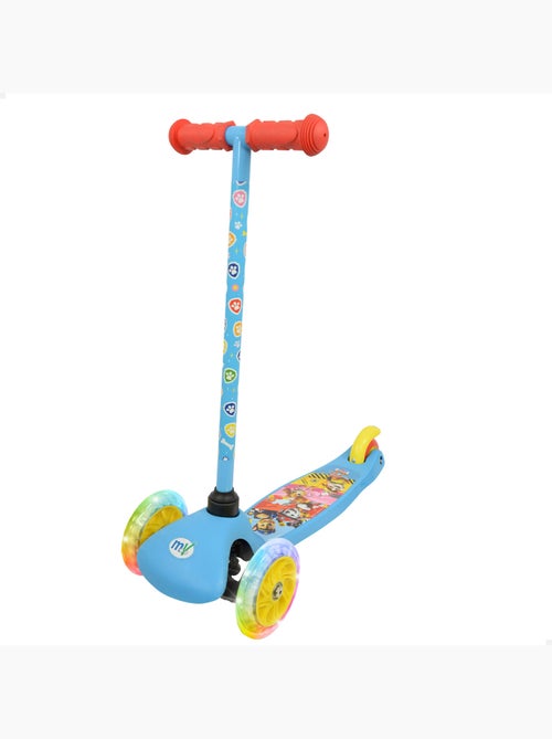 La patrulla canina patinete 3 ruedas 55x23x68 cm máx. 20 kg con luces y freno - Kiabi
