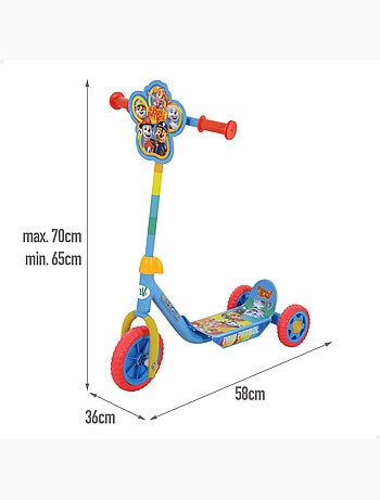 La patrulla canina patinete 3 ruedas 58x36x65-70 cm máx. 20 kg