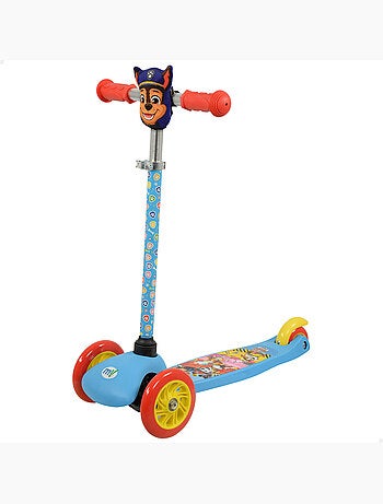 La patrulla canina patinete infantil 3 ruedas con bolsillo delantero chase