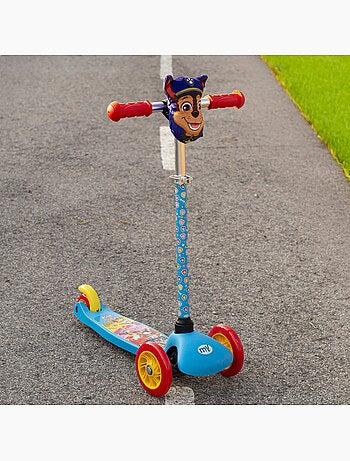 La patrulla canina patinete infantil 3 ruedas con bolsillo delantero chase