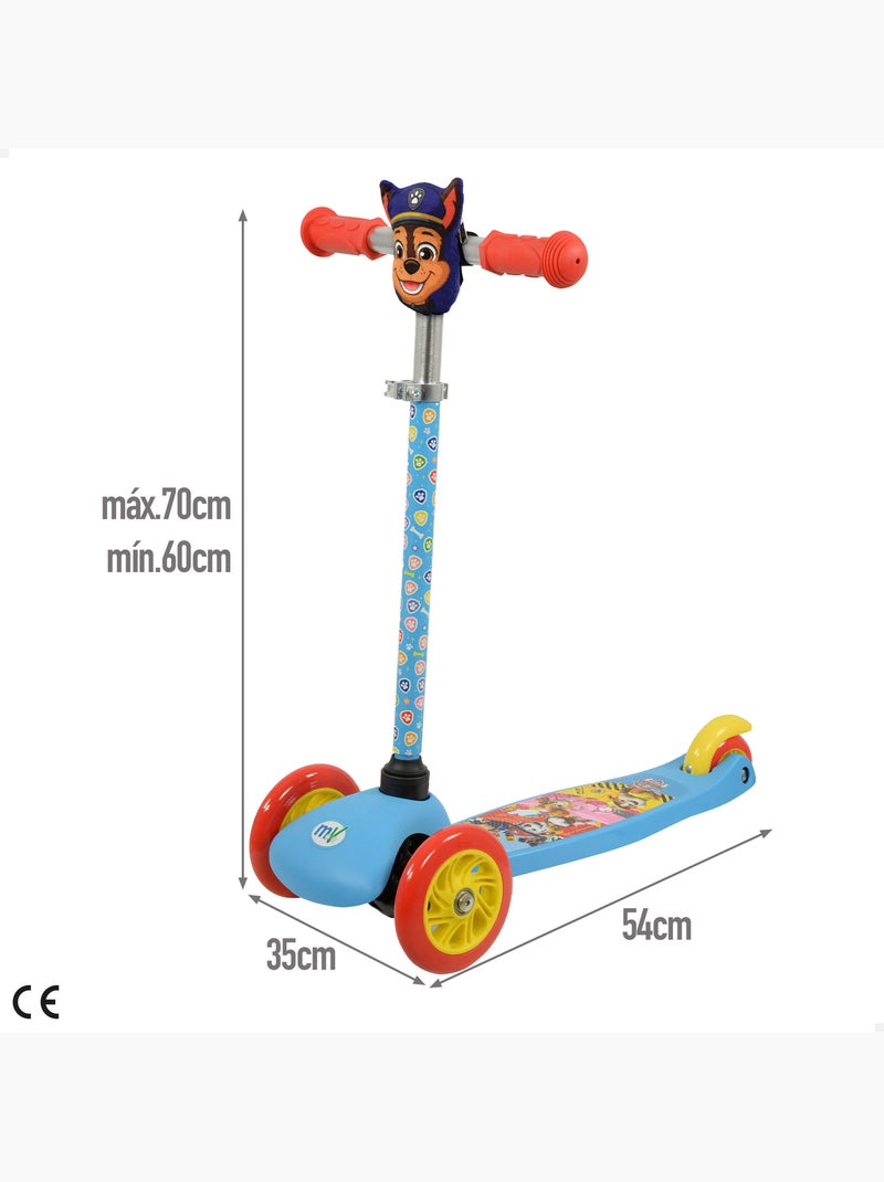 La patrulla canina patinete infantil 3 ruedas con bolsillo delantero chase N/D - Kiabi