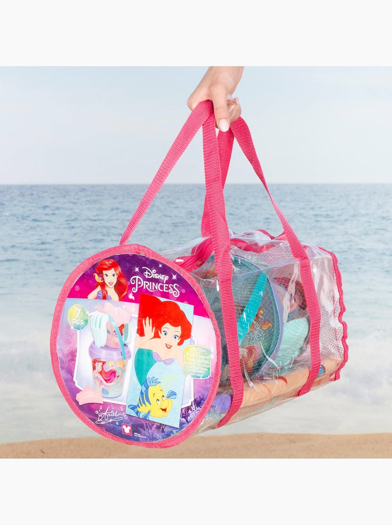 La sirenita set cubo playa con accesorios toalla y bolsa N/D - Kiabi