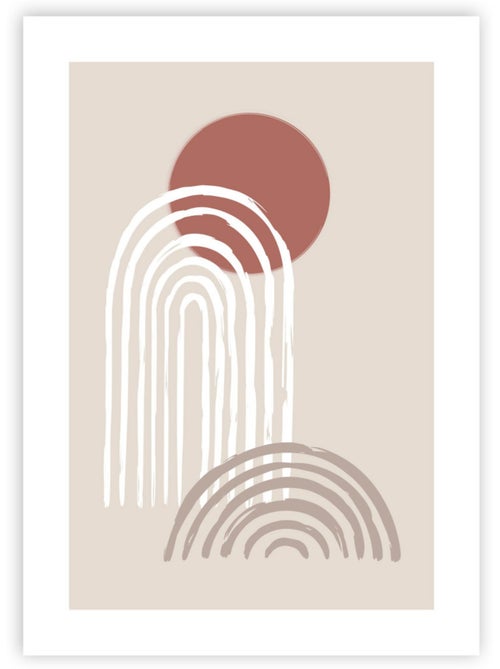 Lámina de papel impresa FADO ABSTRACT abstracta sin marco – 50 x 70 cm Future Home - Kiabi Lámina de papel impresa FADO ABSTRACT abstracta sin marco – 50 x 70 cm Future Home - Kiabi