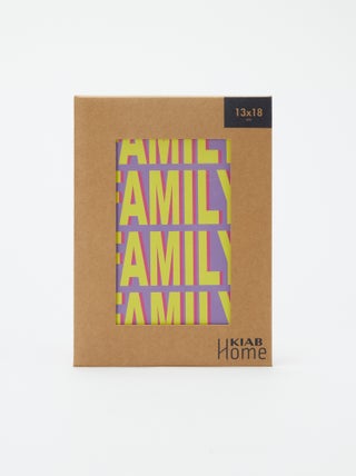 Lámina 'Family' 13 x 18 cm - Kiabi Home