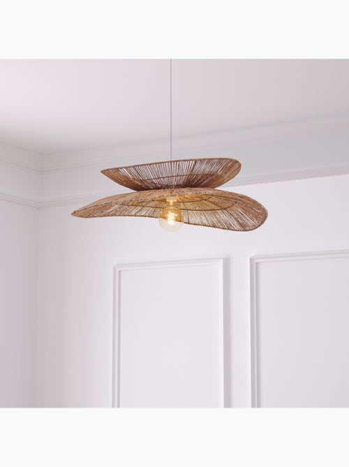 Lámpara colgante alara yute beige d69,5cm - Kiabi