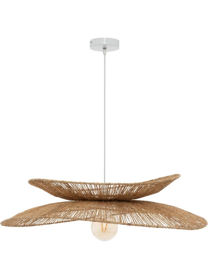 Lámpara colgante alara yute beige d69,5cm Beige - Kiabi