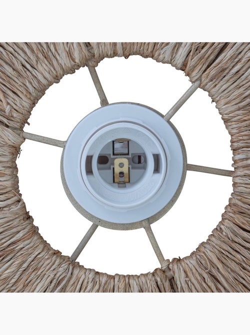 Lámpara colgante alara yute beige d69,5cm - Kiabi