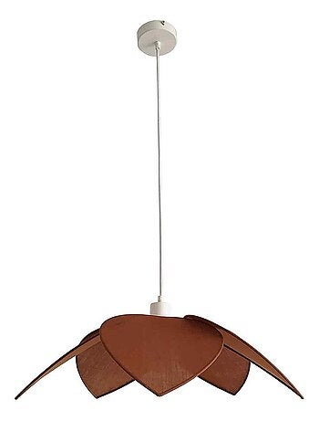 Lámpara colgante bohemia con pétalos de flores