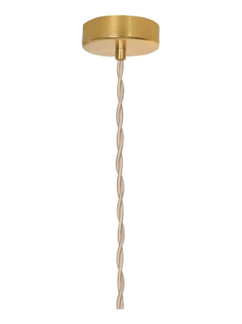 Lámpara colgante con cuenco de vidrio - Kiabi