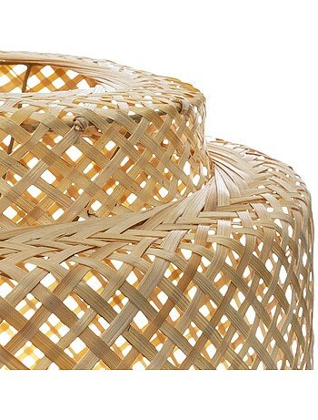 Lámpara colgante de bambú liby d40cm