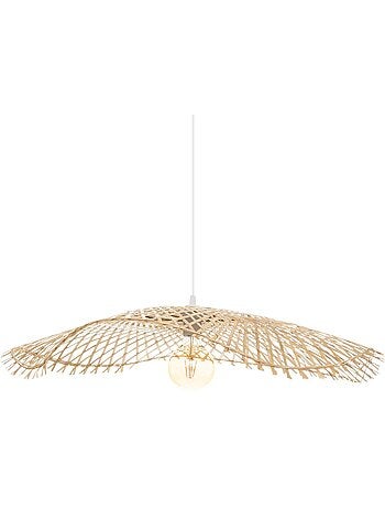 Lámpara colgante de bambú tess d75cm