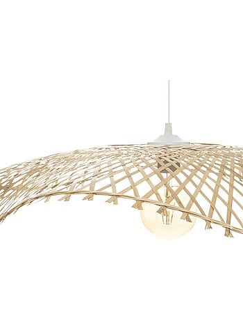 Lámpara colgante de bambú tess d75cm