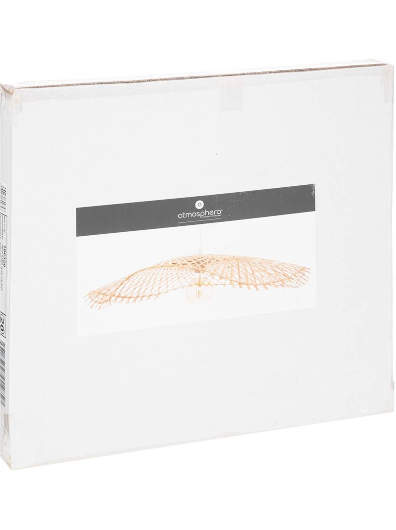 Lámpara colgante de bambú tess d75cm Beige - Kiabi