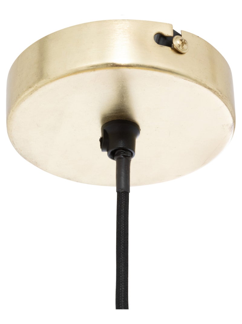 Lámpara colgante de diseño en metal dorado Dorado/Oro - Kiabi