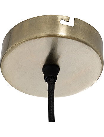 Lámpara colgante de latón martillado