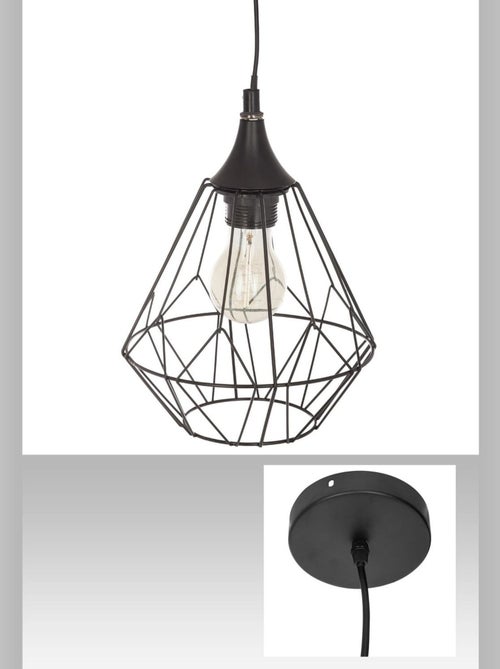 Lámpara colgante de metal con cableado Flave - Kiabi