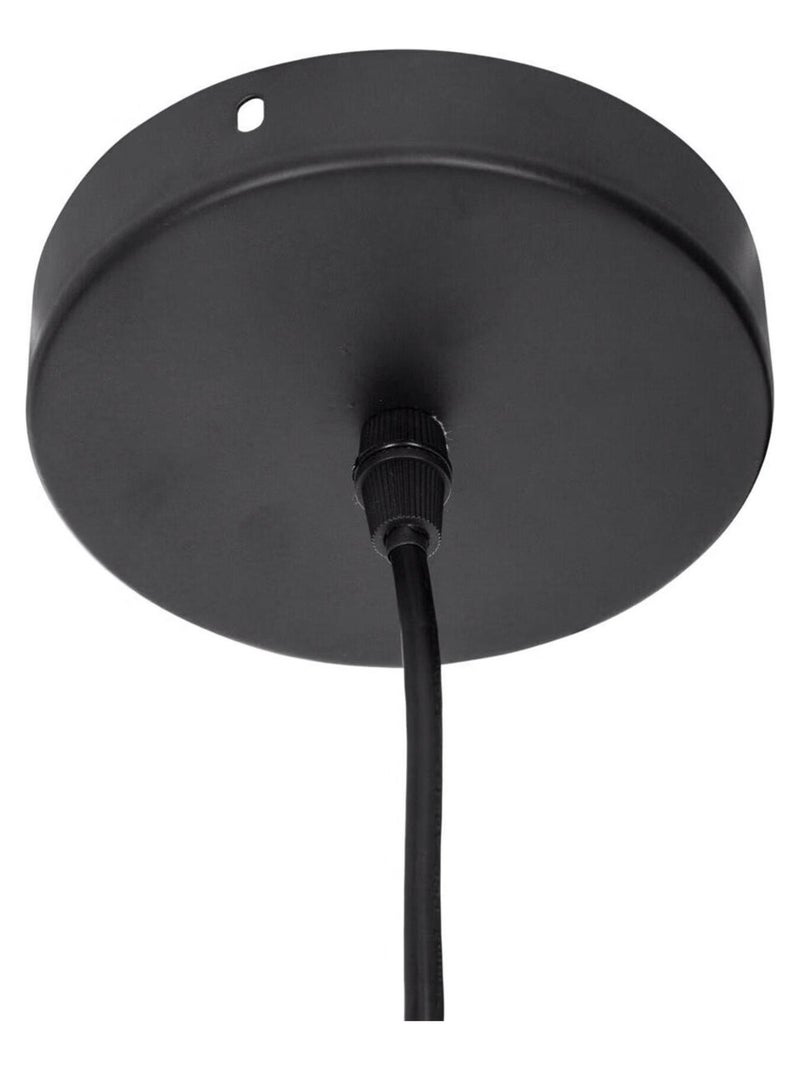 Lámpara colgante de metal estilo industrial Negro - Kiabi