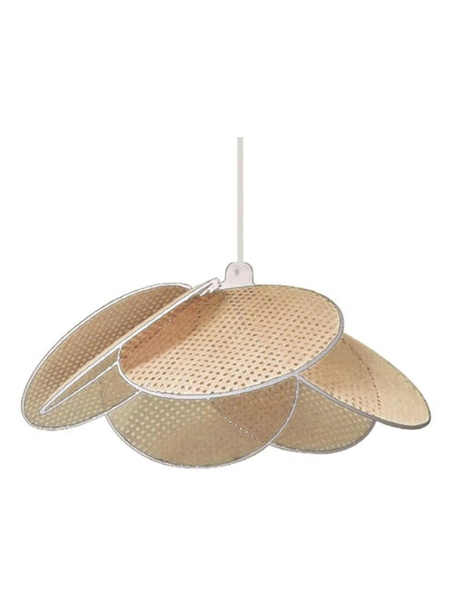 Lámpara colgante de mimbre blanco - Kiabi Lámpara colgante de mimbre blanco - Kiabi