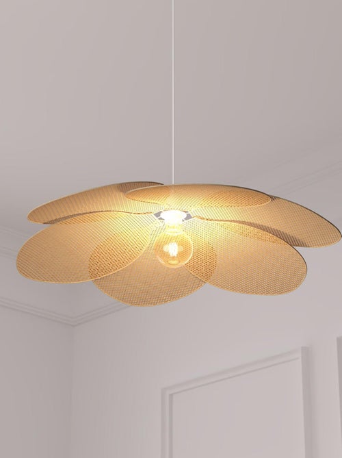 Lámpara colgante de pétalos de bambú natural - Kiabi Lámpara colgante de pétalos de bambú natural - Kiabi