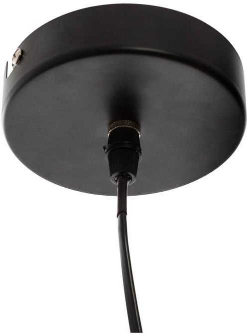 Lámpara colgante fleur de metal negro d57cm - Kiabi
