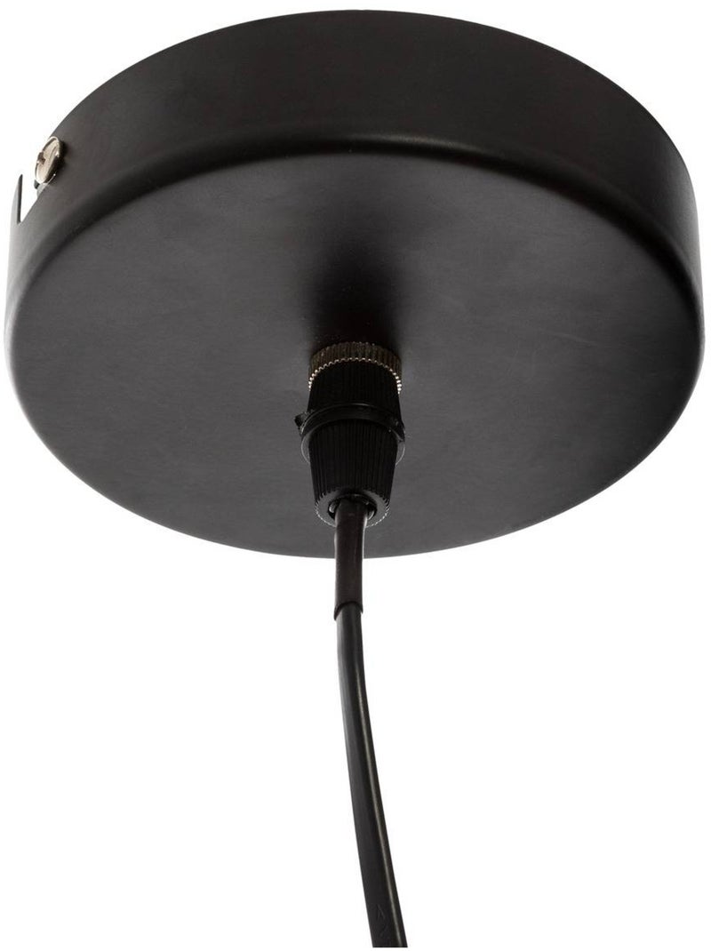 Lámpara colgante fleur de metal negro d57cm Negro - Kiabi