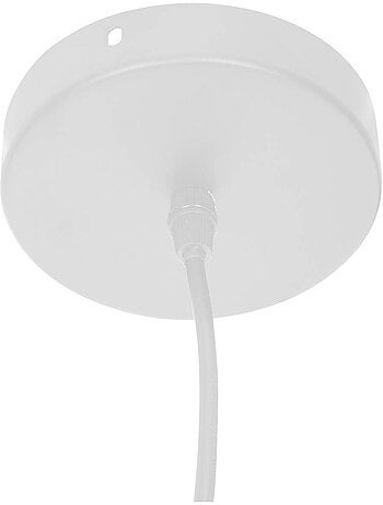 Lámpara colgante folk beige d58cm