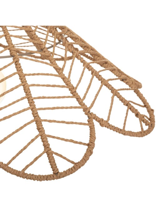 Lámpara colgante folk beige d58cm - Kiabi Lámpara colgante folk beige d58cm - Kiabi