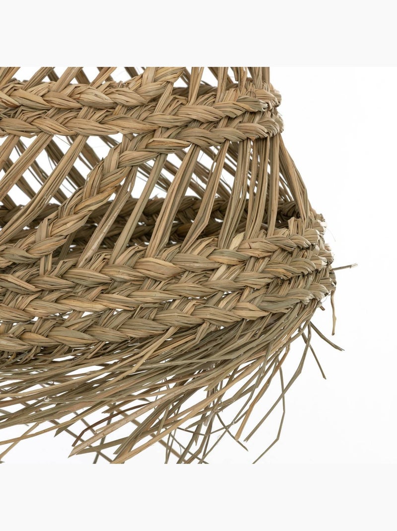 Lámpara colgante lahys d28cm beige Beige - Kiabi