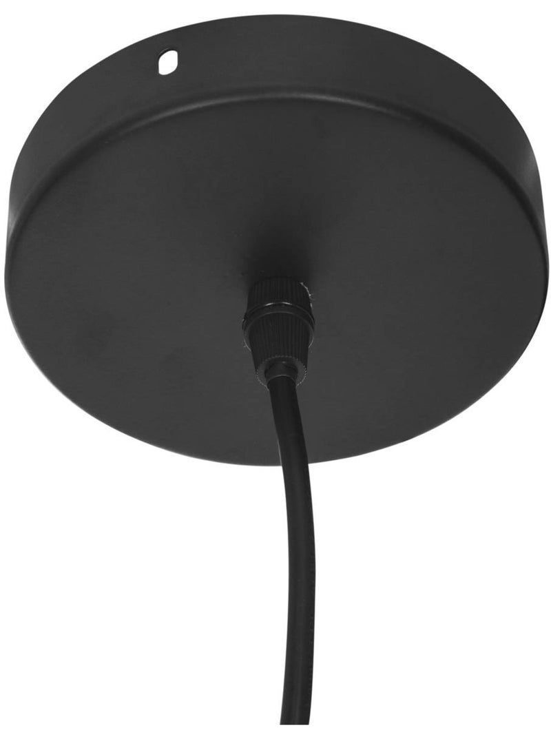Lámpara colgante zely de metal negro d15cm Negro - Kiabi